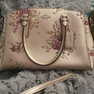 Coach Mini Sage Carryall Metallic